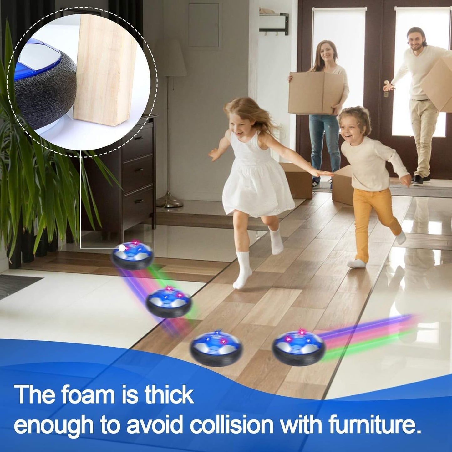 Giocattolo per bambini Air Power Football Pallone Calcio Fluttuante