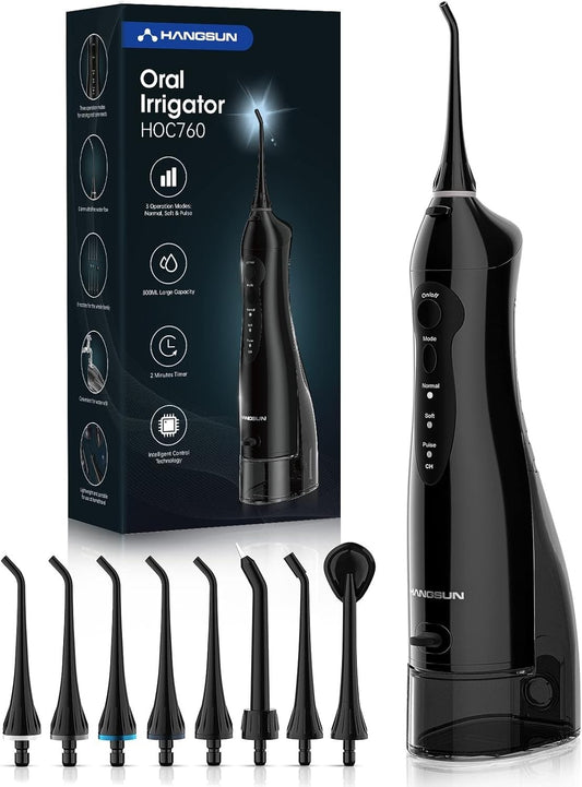 Oral Irrigator HOC760 Acqua Flosser per denti Cordless  Hangsun