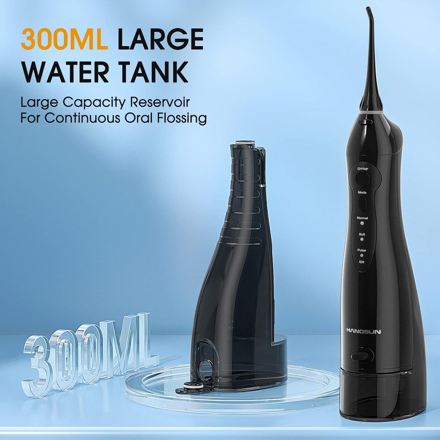 Oral Irrigator HOC760 Acqua Flosser per denti Cordless  Hangsun