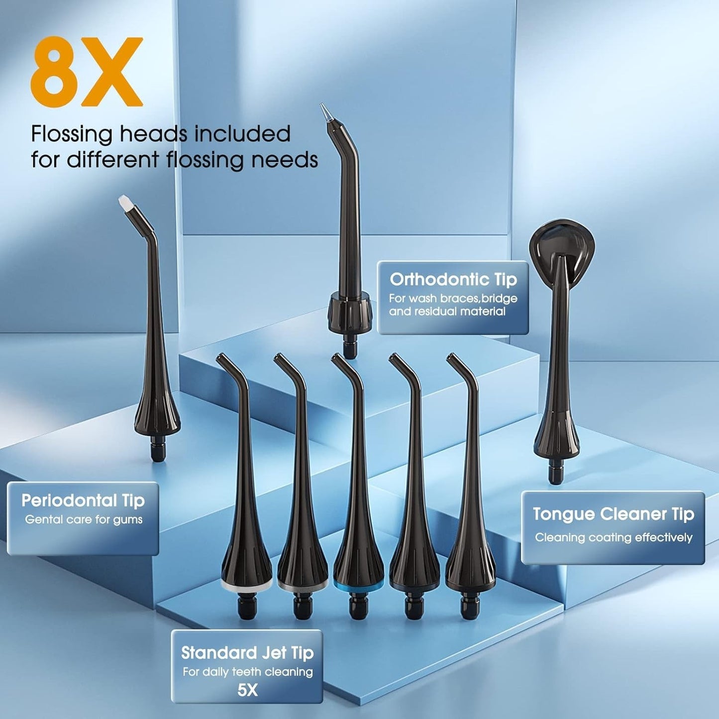 Oral Irrigator HOC760 Acqua Flosser per denti Cordless  Hangsun