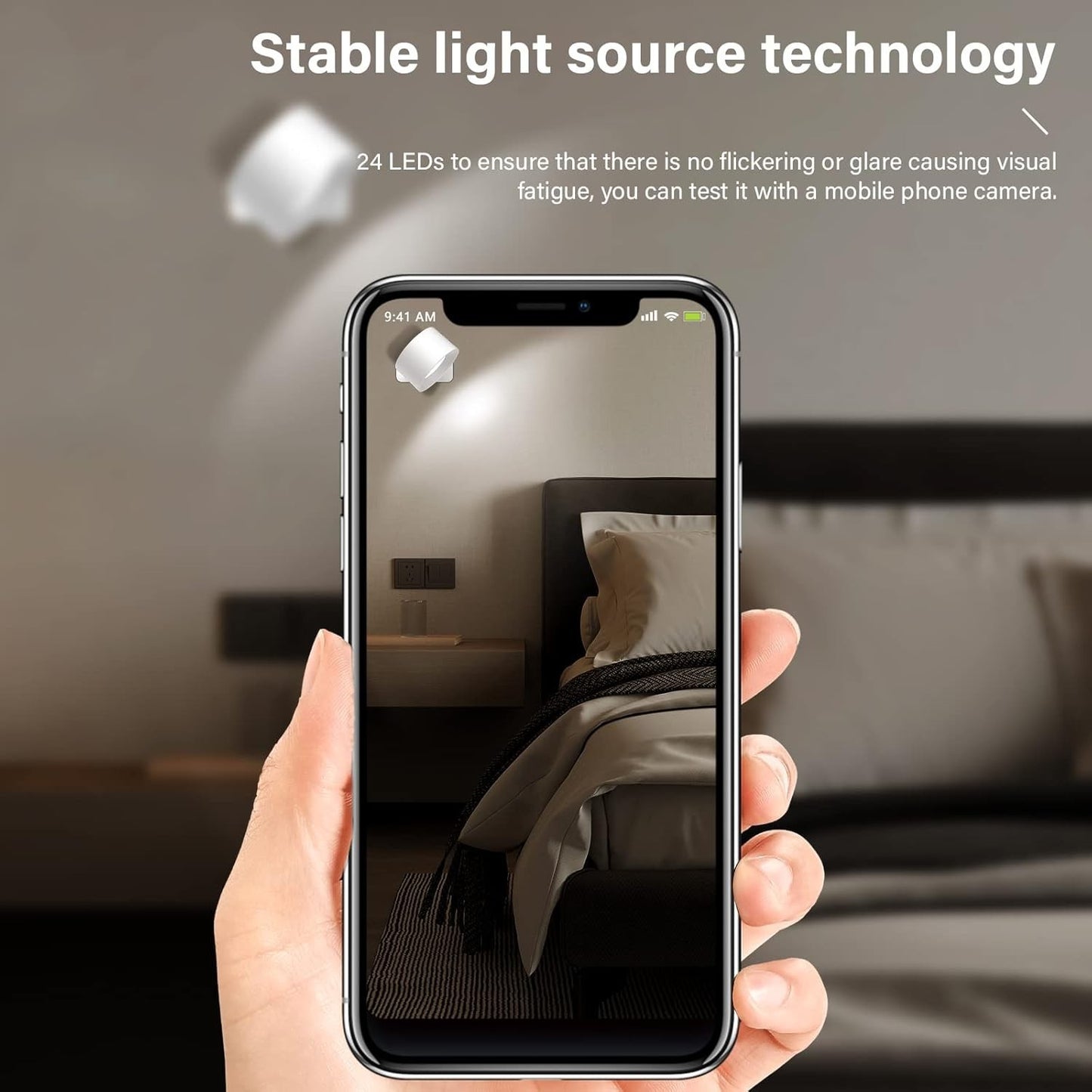 Lampada da parete interni con batteria Abat Jour da muro Applique da Parete