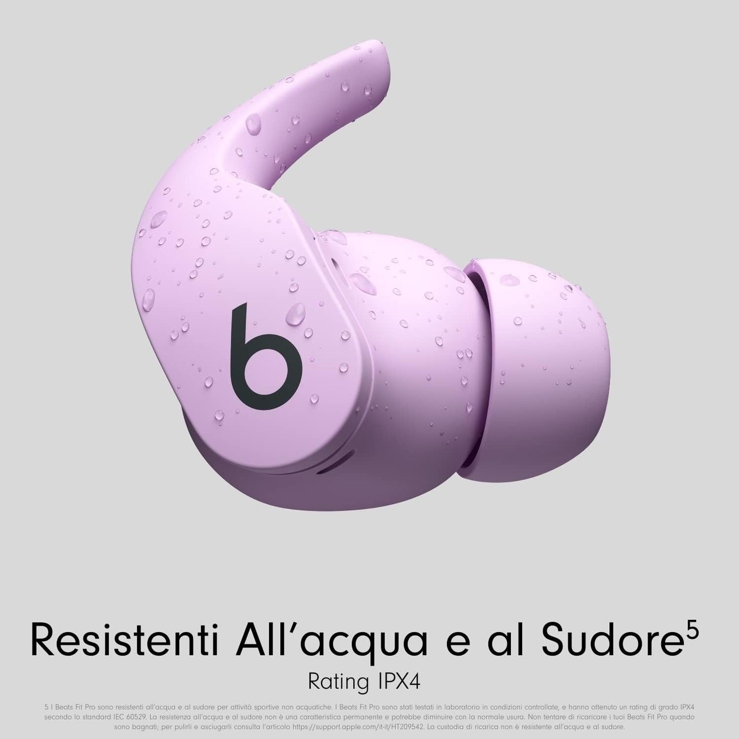 Beats Fit Pro Auricolari true wireless ANC rating di grado IPX4 per Apple androi
