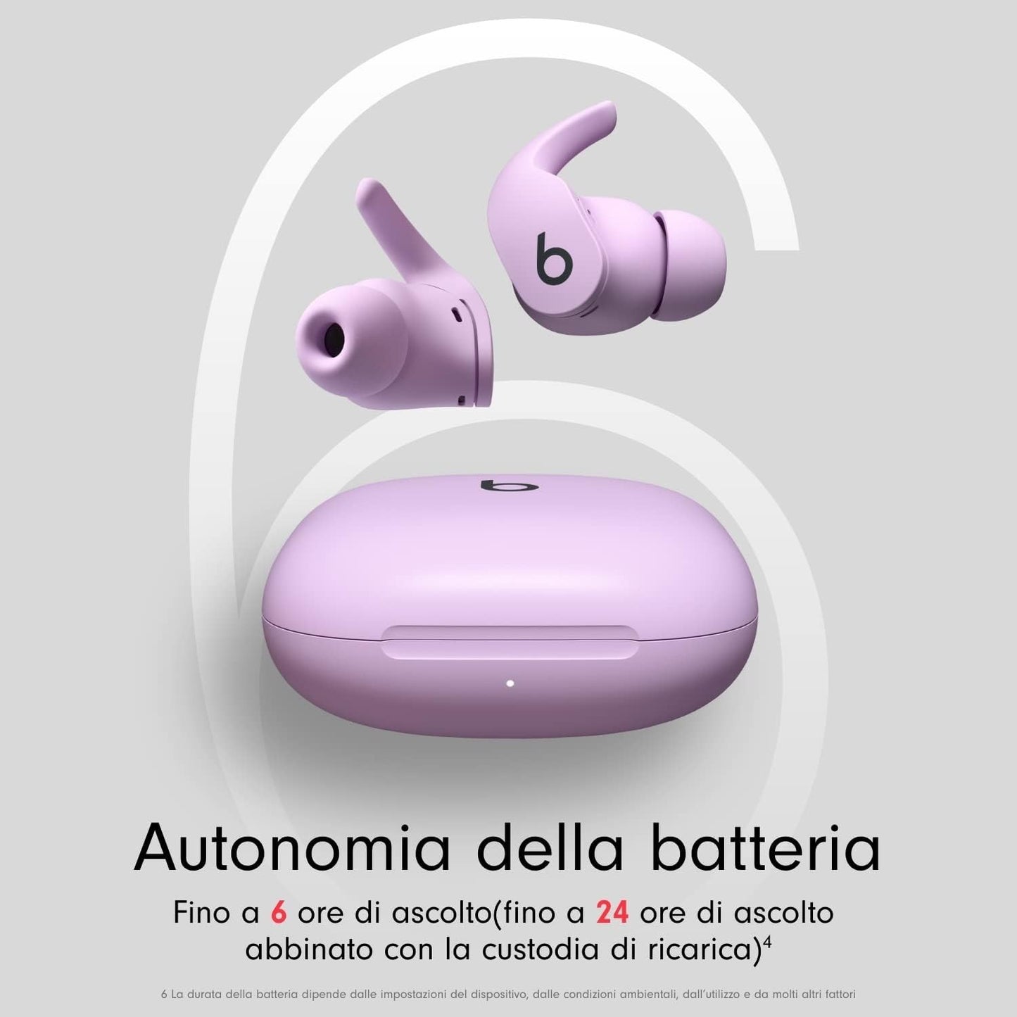 Beats Fit Pro Auricolari true wireless ANC rating di grado IPX4 per Apple androi