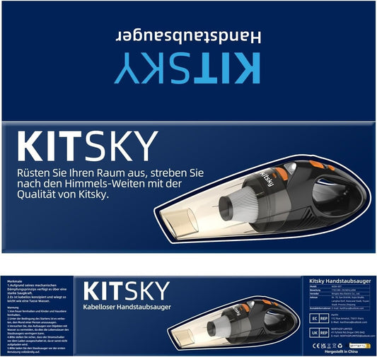 Aspirapolvere a batteria senza fili per auto, con potente aspirapolvere,12000 PA