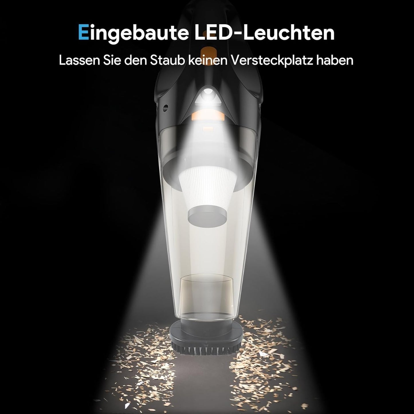 Aspirapolvere a batteria senza fili per auto, con potente aspirapolvere,12000 PA