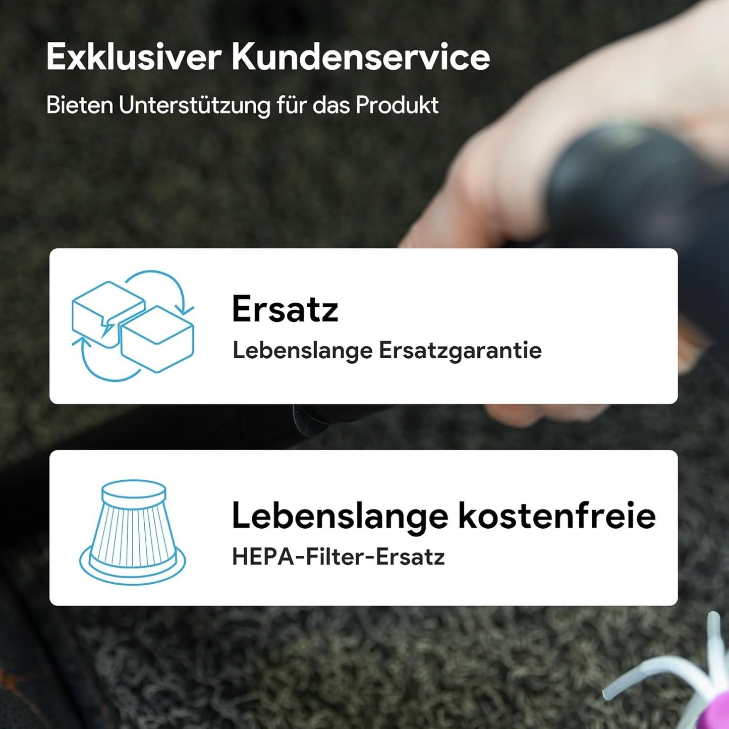 Aspirapolvere a batteria senza fili per auto, con potente aspirapolvere,12000 PA
