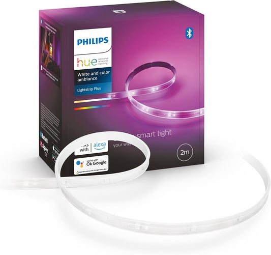Philips Hue White & Color Ambiance Strisce LED Plus V4 base da 2 m dimmerabile