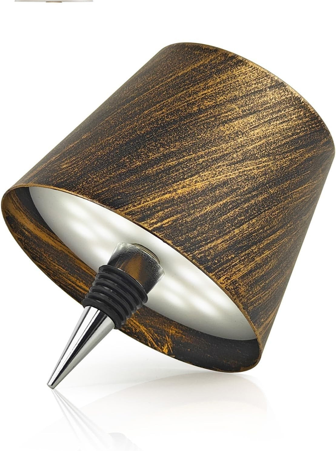 Lampada ricaricabile a forma di bottiglia MU LIN, lampada da tavolo wireless.