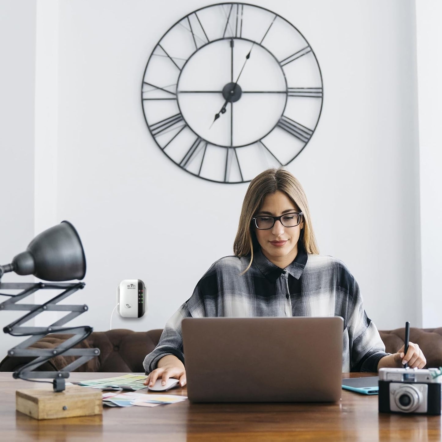 Ripetitore WiFi Retoo 2,4 GHz 300 Mbit/s, Amplificatore WiFi