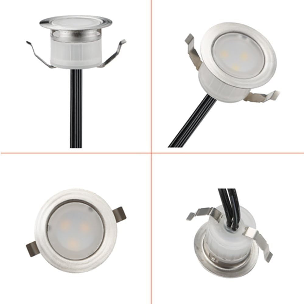 Faretti da terra a LED a bassa tensione, impermeabile, per esterni FVTLED 10 pz
