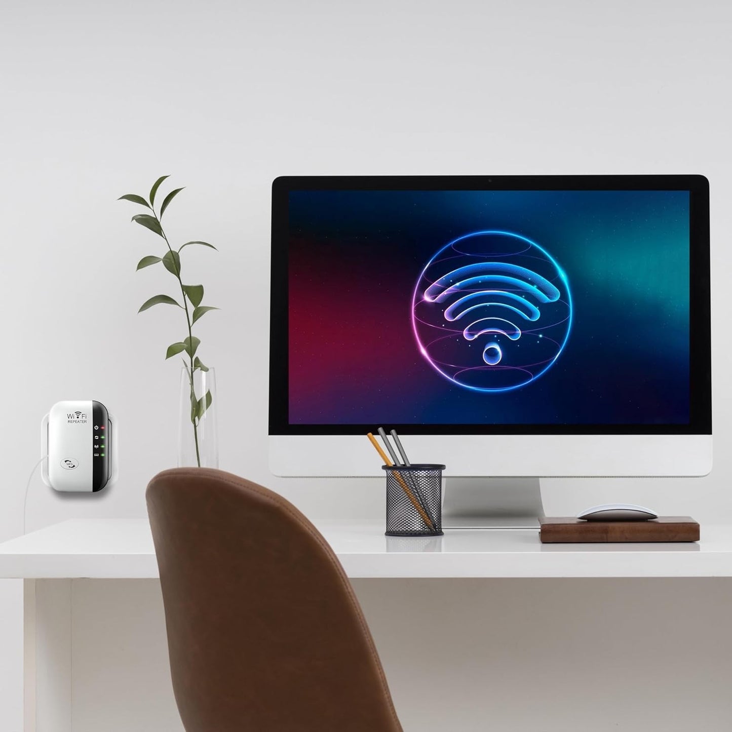 Ripetitore WiFi Retoo 2,4 GHz 300 Mbit/s, Amplificatore WiFi