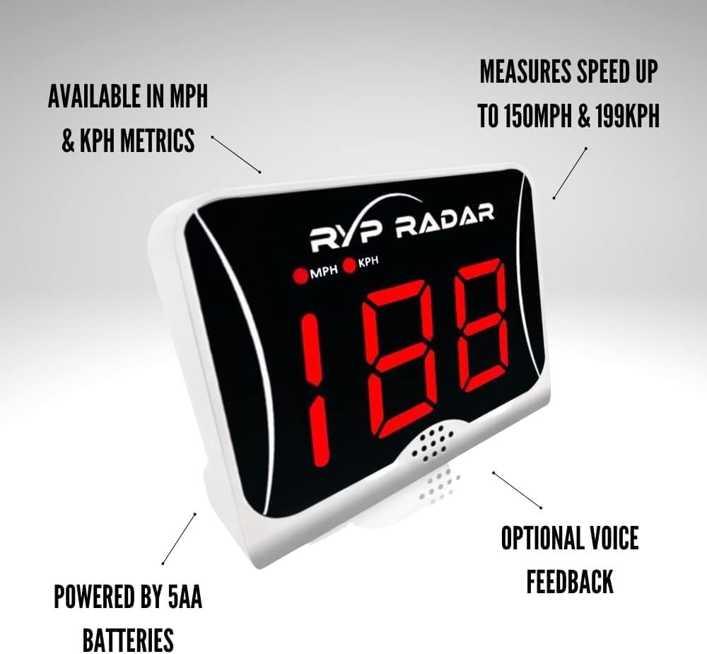 RYP Golf Radar Swing Speed Monitor e Radar per Rypstick