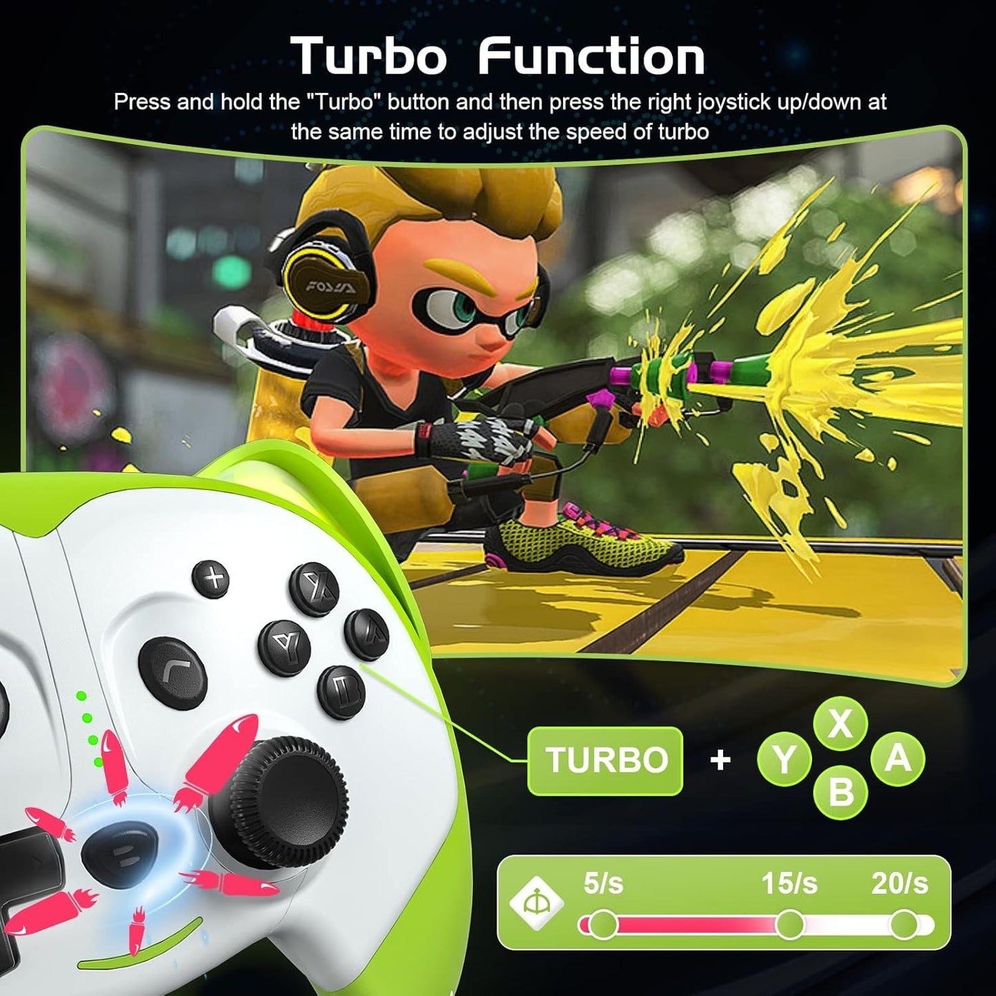 Controller wireless per Nintendo Switch OLED Lite Pro Switch Bluetooth