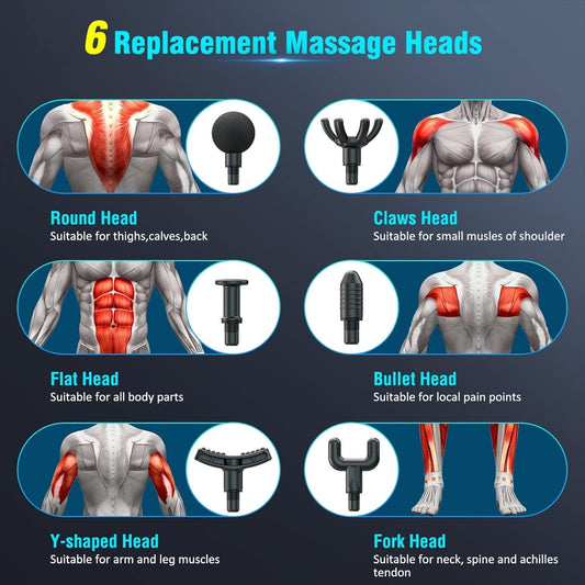 Pistola per massaggio dei tessuti profondi massaggiatore muscolare a percussione