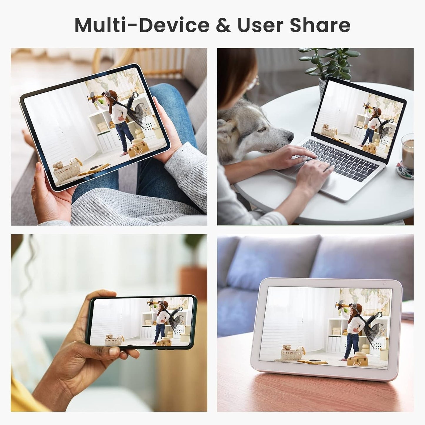 wansview Telecamera Lampadina WiFi Esterno/Interno - 2K Telecamera in base E27 c