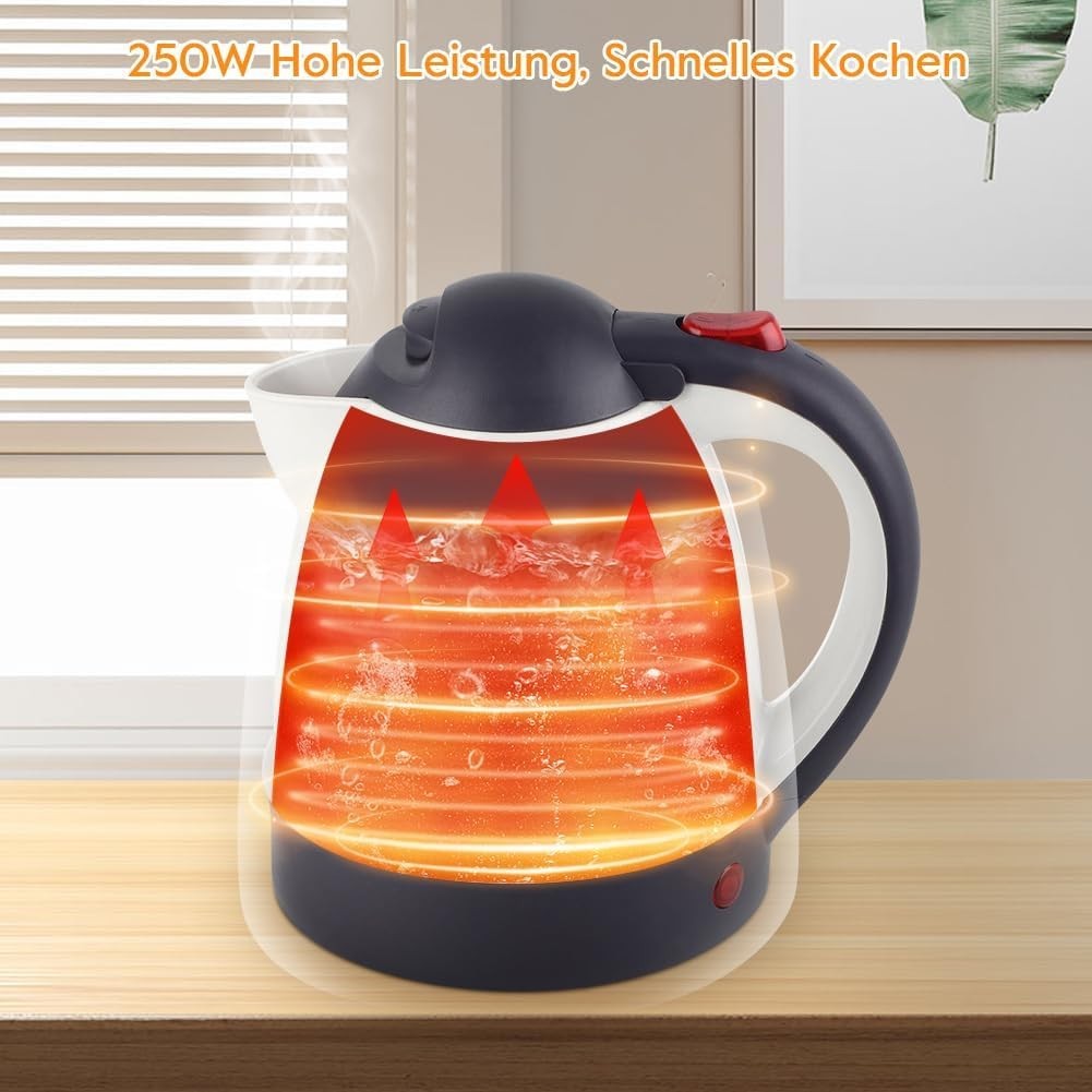 Bollitore per Camion 24V, Bollitore Elettrico per Auto da 1000ml Acciaio Inossid