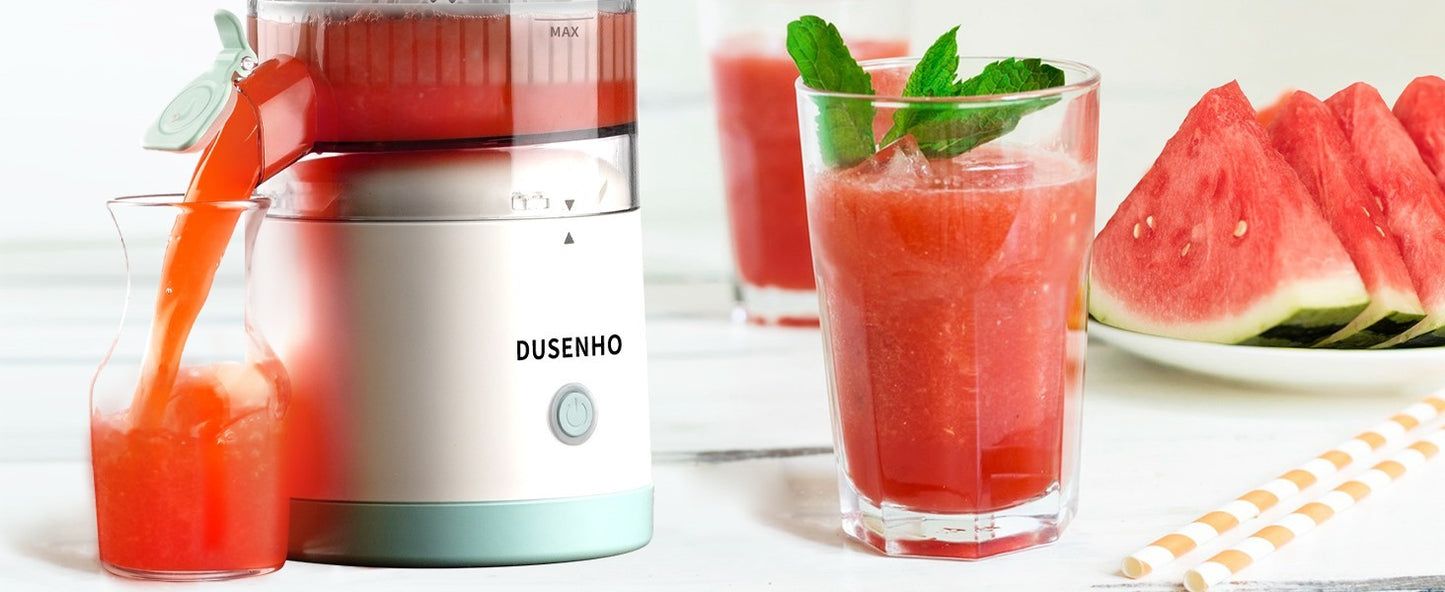 Spremiagrumi Elettrico Portatile USB 45W -70 Decibel Con Spazzola per La Pulizia