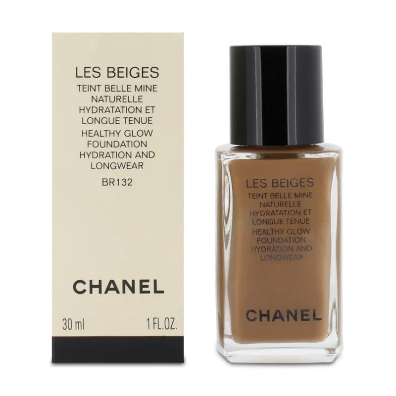 CHANEL LES BEIGES BR 132 Teint Belle Mine Naturel Hydratation Longue Fondotinta