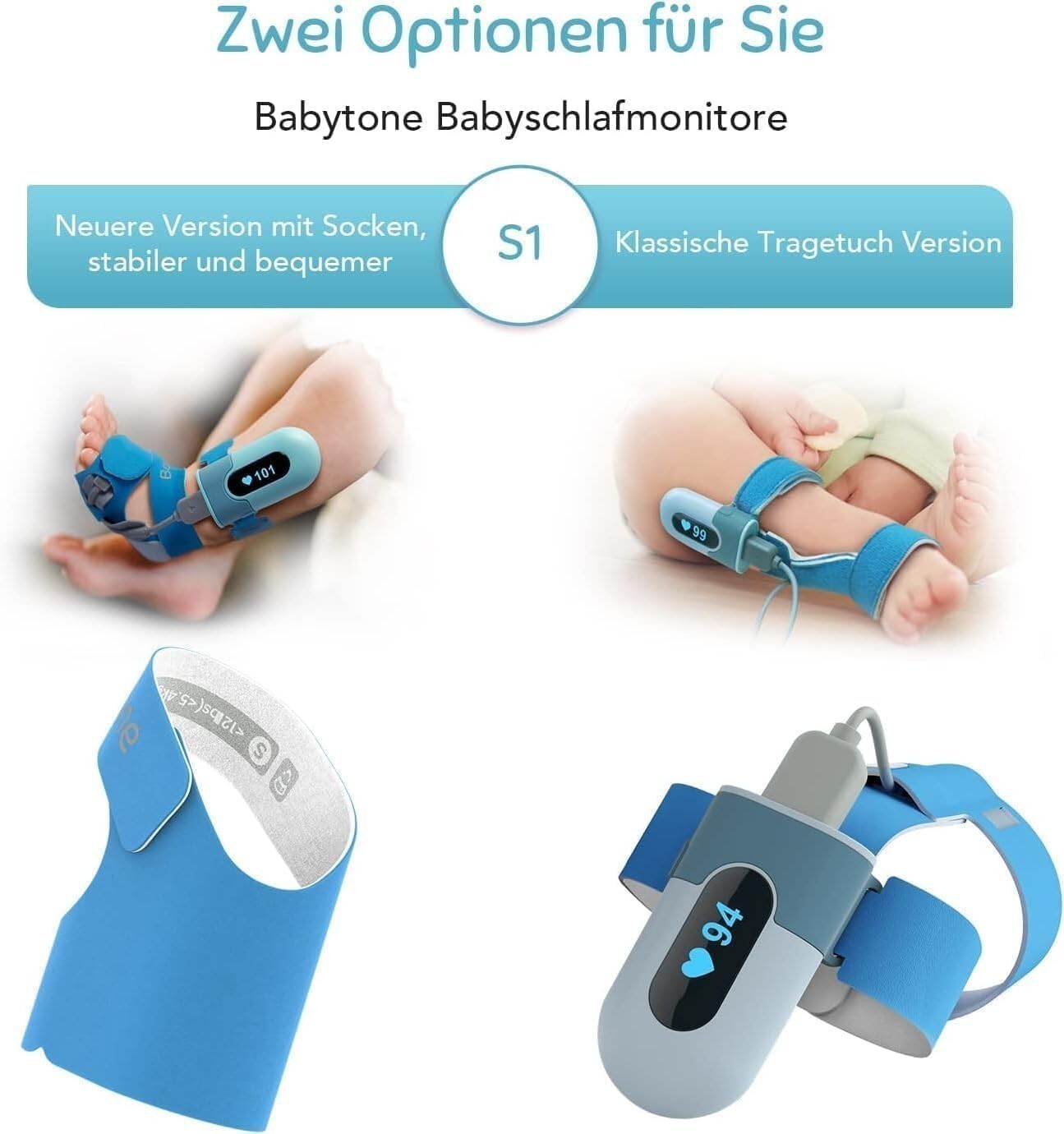 Pulsossimetro Pulsimetro pediatrico BabyO2 infantile saturimetro neonati
