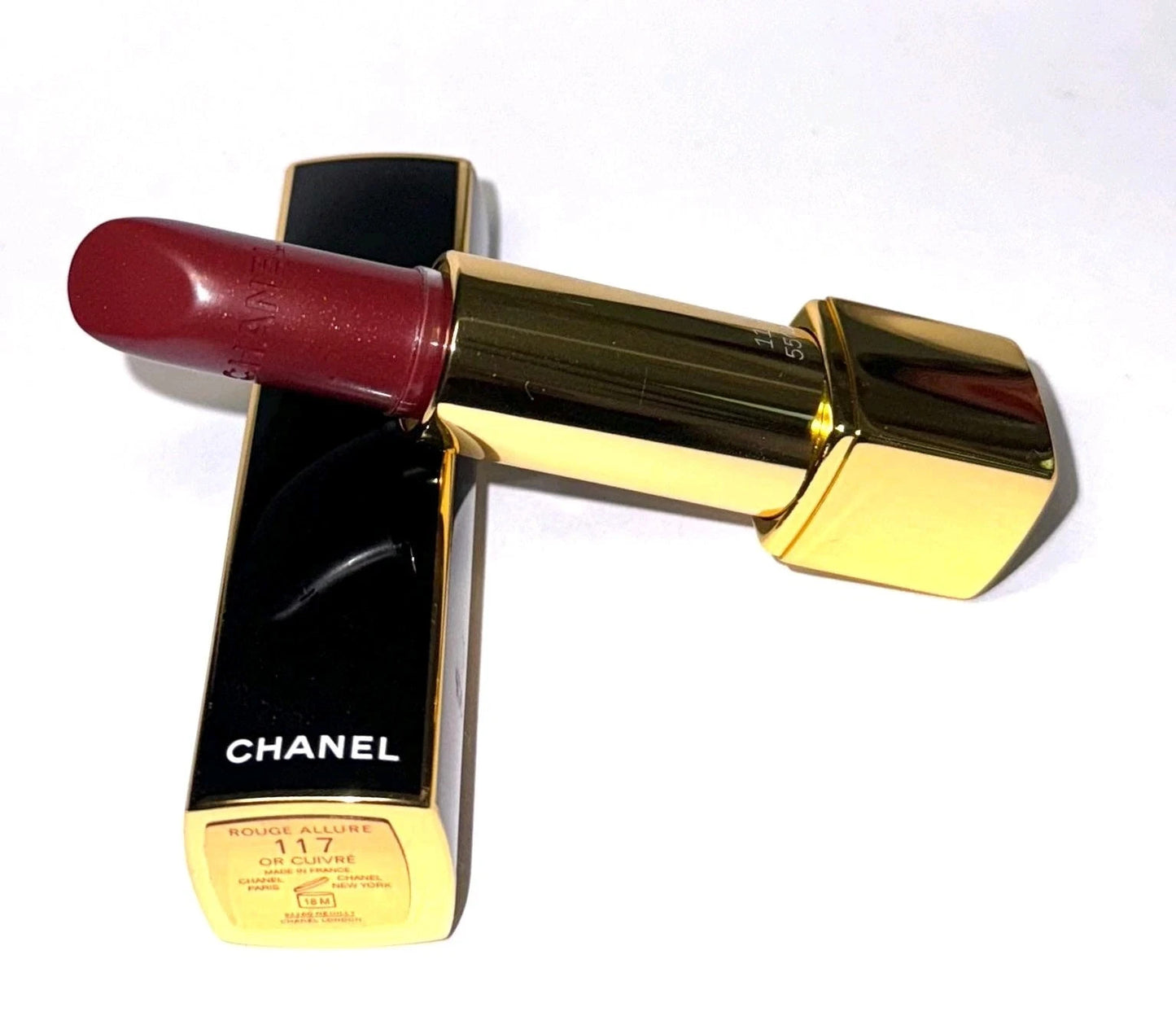 Chanel Rouge Allure colore labbra intenso luminoso 117 o Cuivré 3,5 g Rossetto