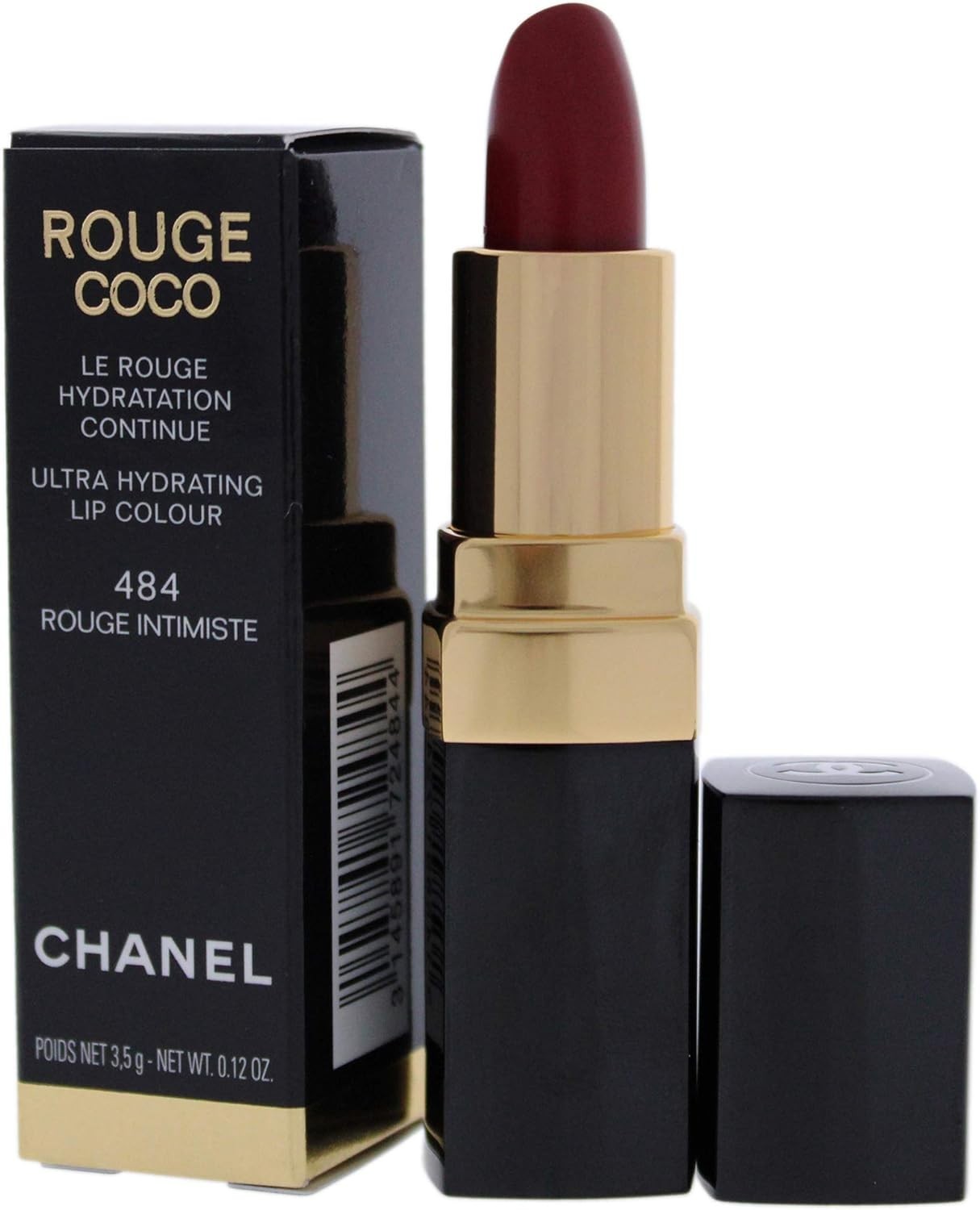 Rouge Coco Lipstick 484 Rouge Intimiste 3,5 Gr Rossetto