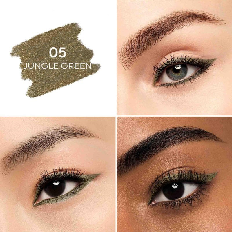 Guerlain Crayon Yeux Eyeliner e matite eyeliner 05 jungle green colore intenso