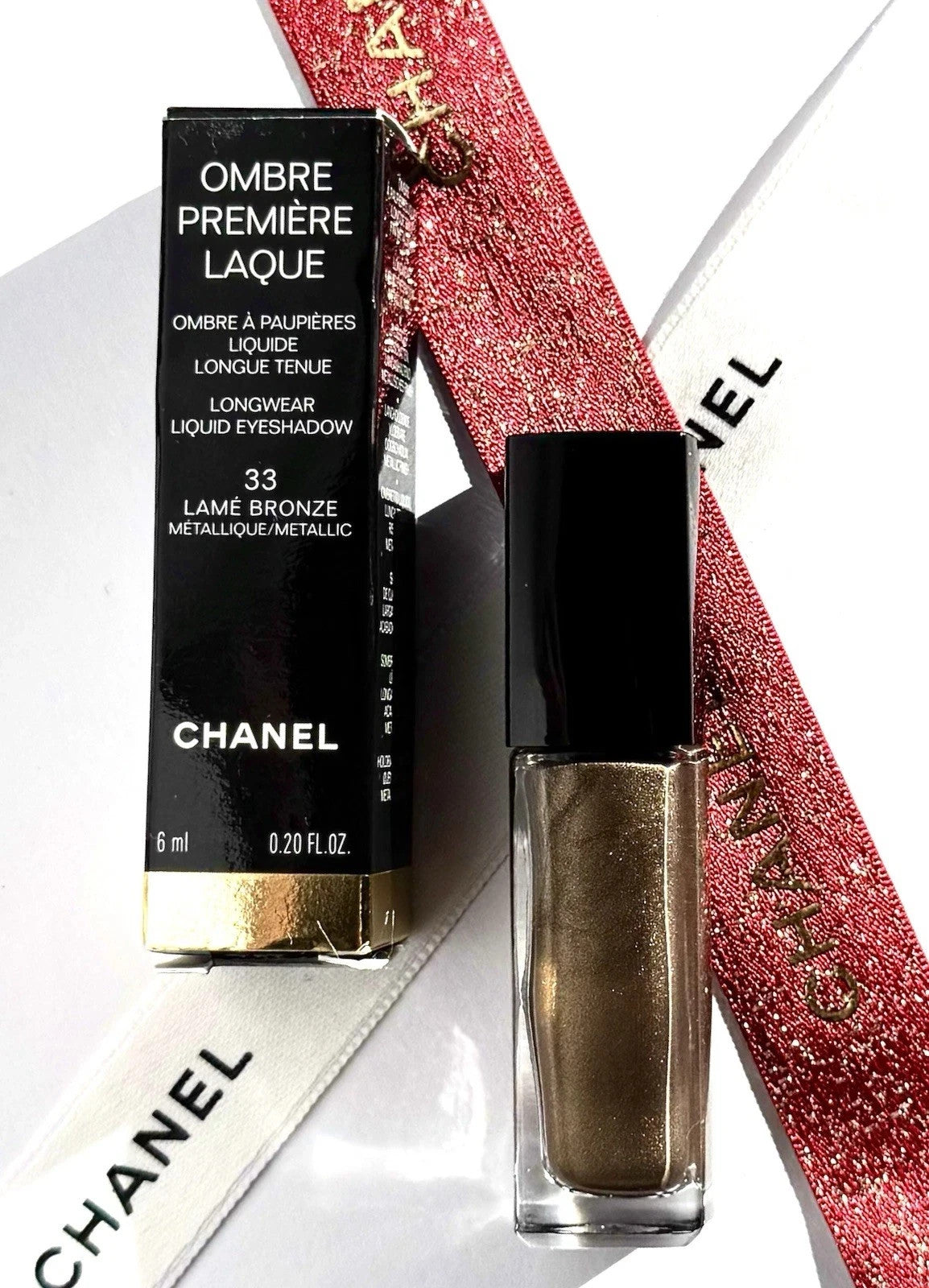 Chanel Ombre Premiere Laque Ombretto Liquido a Lunga Tenuta 33 Bronzo Metallizza