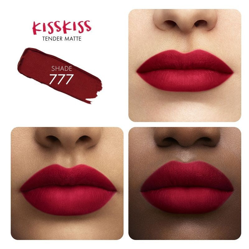 Guerlain KissKiss Tender Matte Rossetto Eternal Red 777