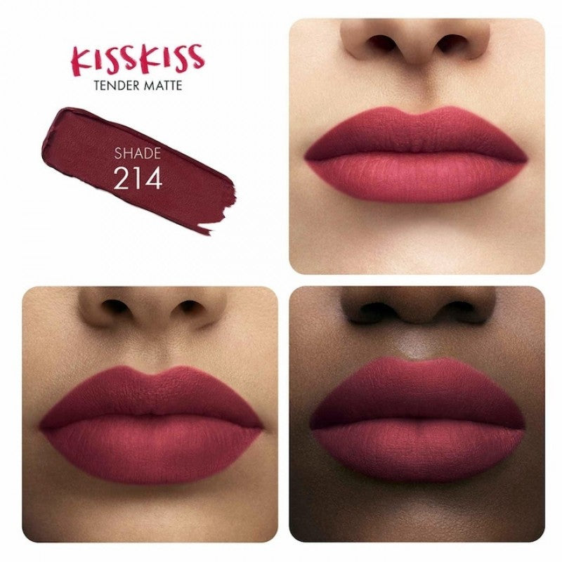Guerlain Rossetto KissKiss Tender Matte Rossetto - Romantic Nude 214