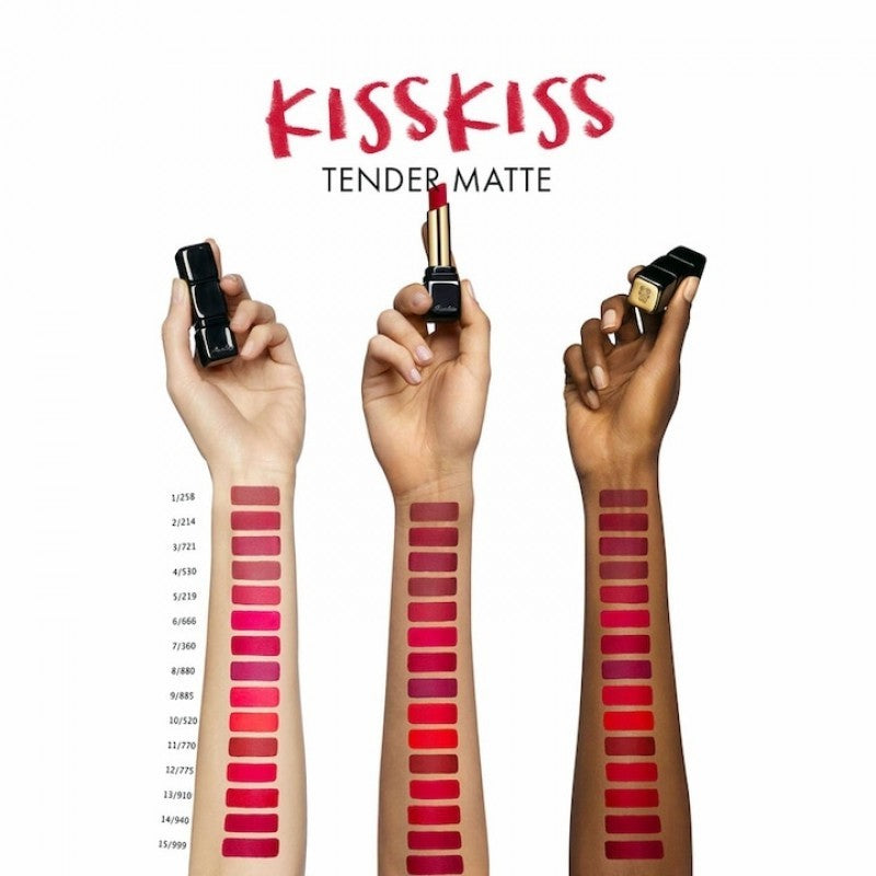 Guerlain Rossetto KissKiss Tender Matte Rossetto - Romantic Nude 214