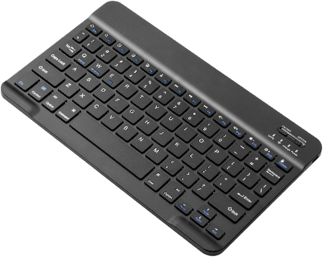 Tastiera wireless  ricaricabile slim  portatile, design ergonomico Bluetooth