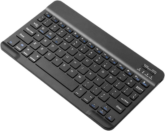 Tastiera wireless  ricaricabile slim  portatile, design ergonomico Bluetooth