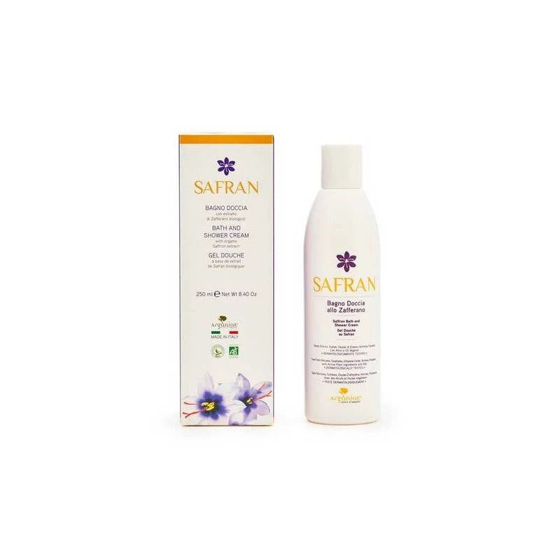 Bagnoschiuma Bagno doccia Gel de dus cu extract de sofran si argan 250ml Argania