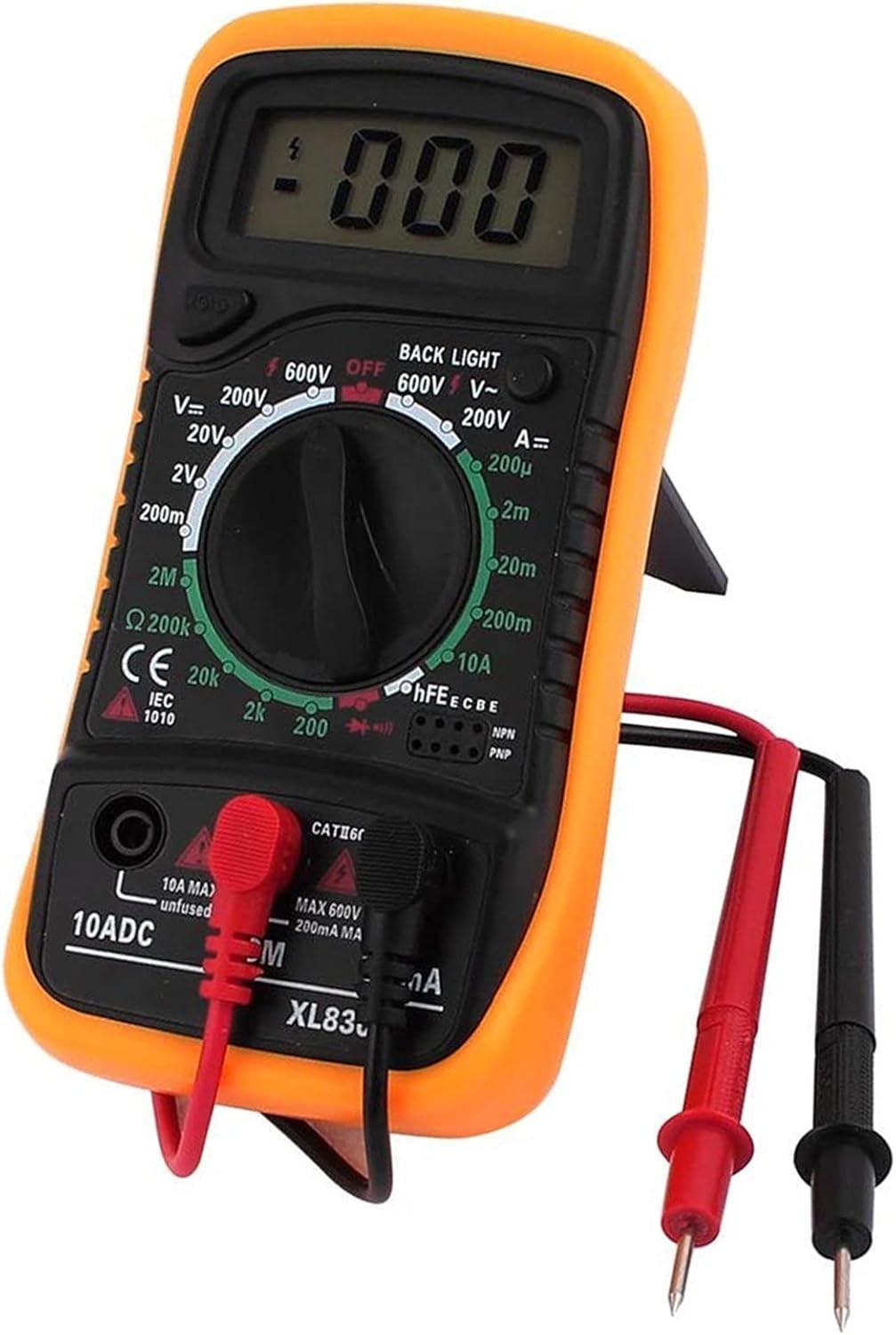 XL830L palmare multimetro Digitale,LCD Portatile AC/DC Ammeter Voltmetro Ohm