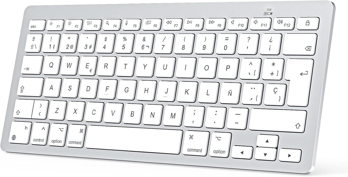 OMOTON Tastiera Bluetooth per Mac OS Tastiera Wireless compatta