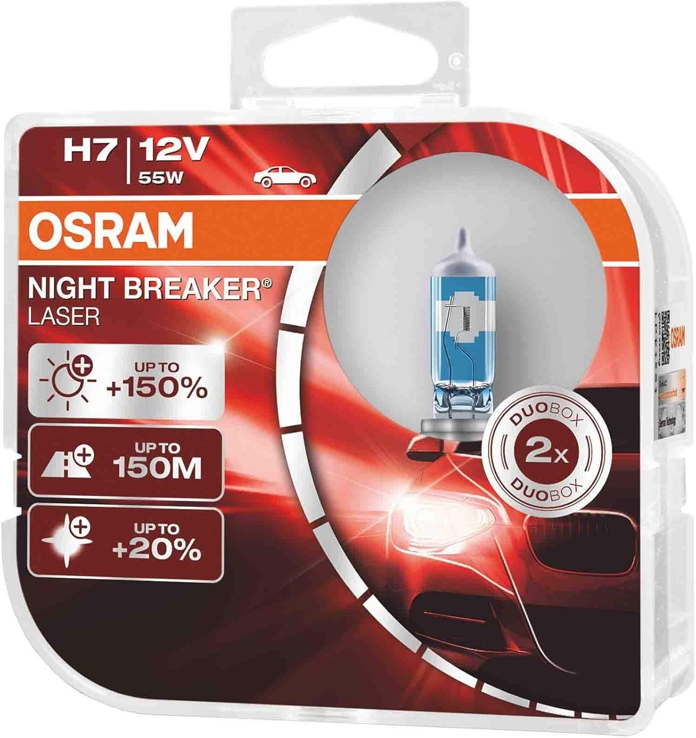 Osram Auto Lampadina alogena Night Breaker® Laser Next Generation H7 55 W 12 V