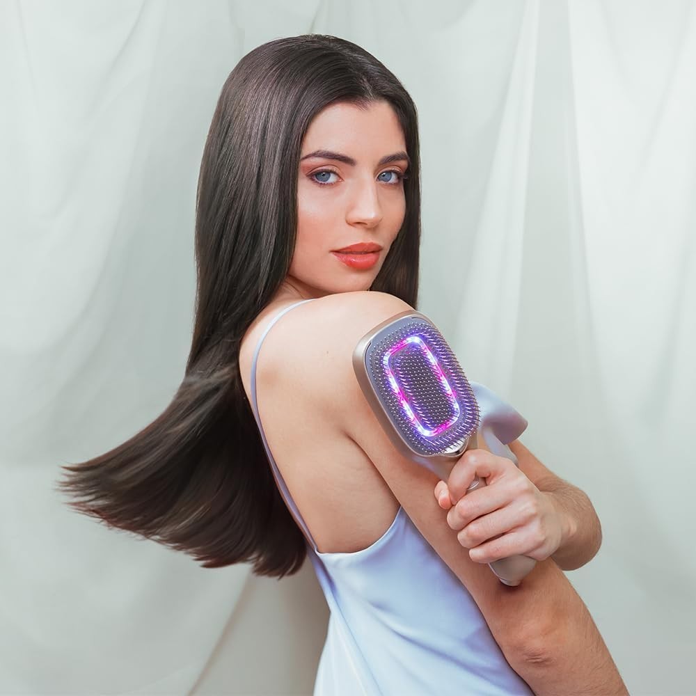 Cecotec Spazzola Riparatrice Haircare Revitalize Champagne Con 5 Tecnologie.