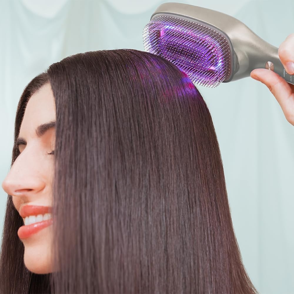 Cecotec Spazzola Riparatrice Haircare Revitalize Champagne Con 5 Tecnologie.