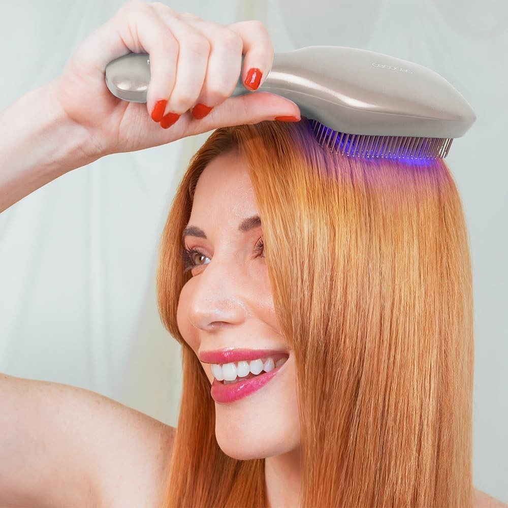 Cecotec Spazzola Riparatrice Haircare Revitalize Champagne Con 5 Tecnologie.