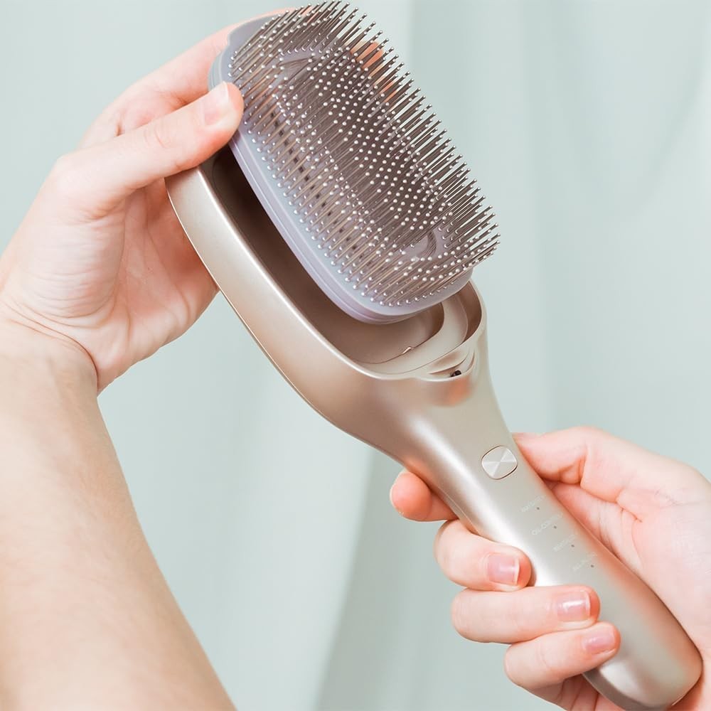 Cecotec Spazzola Riparatrice Haircare Revitalize Champagne Con 5 Tecnologie.