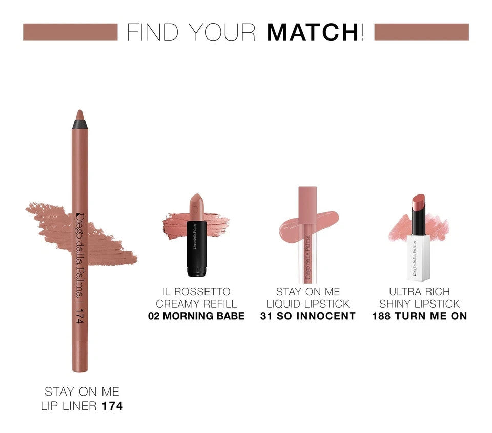 Diego Dalla Palma Matita labbra Stay On Me Lip Liner 174 Nude Beige