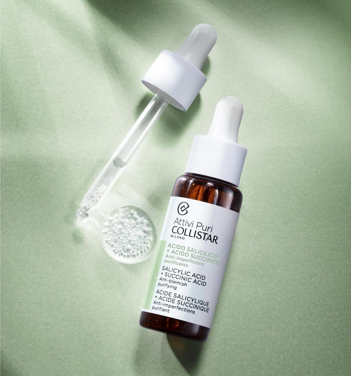 Collistar Attivi Puri Siero Viso Acido Salicilico Con Acido Succinico 30ml