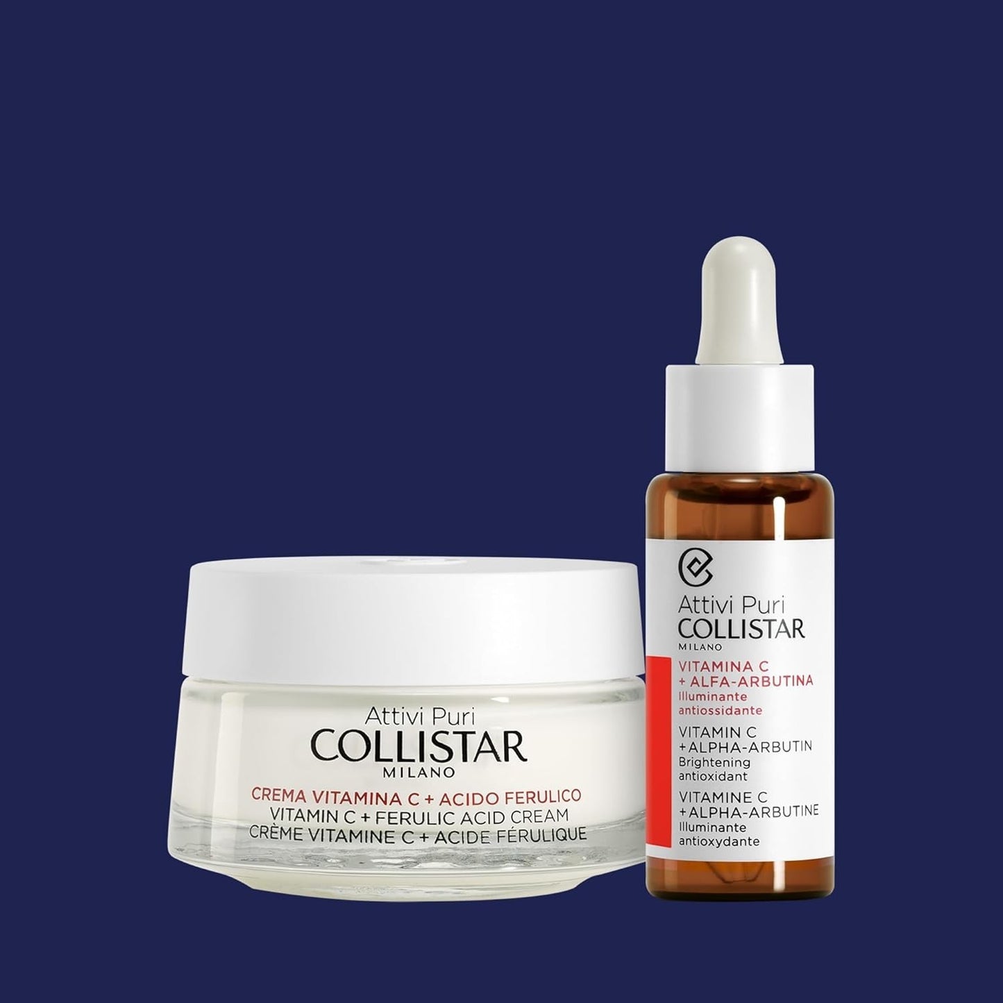 Collistar Attivi Puri Siero Vitamina C + Alfa-Arbutina Gocce Viso Anti-età 30ML