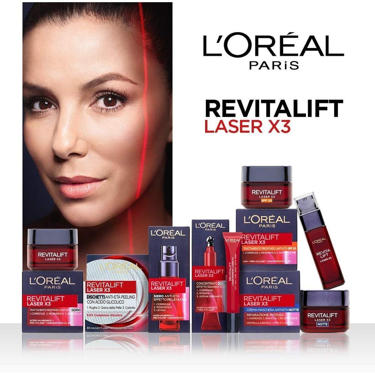 L`Oréal Paris Contorno Occhi Revitalift Laser X3, 15 ml