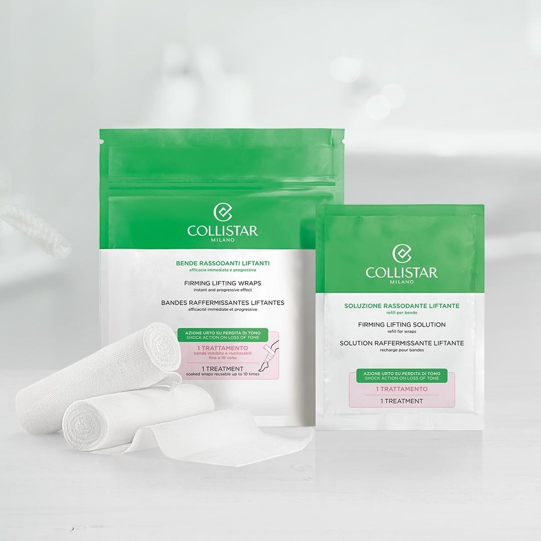 Collistar4 Buste Refill Monodose da 100 ml per Ricaricare le Bende Rassodanti