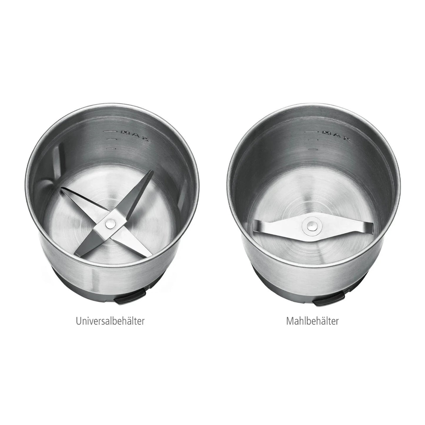 Macina spezie e caffè ROMMELSBACHER EGK 250, 2 contenitori in acciaio inox