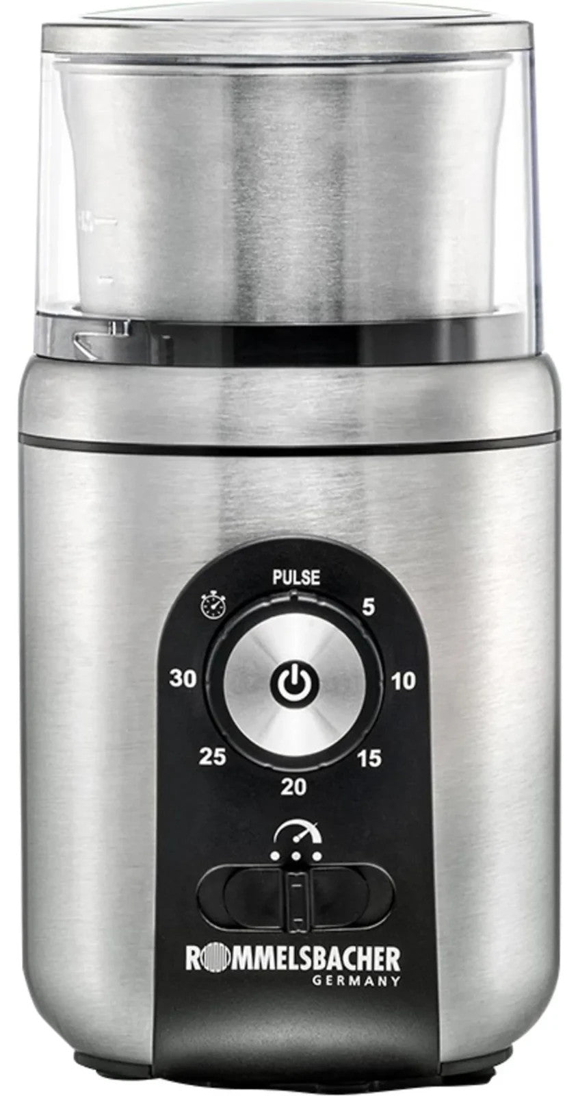 Macina spezie e caffè ROMMELSBACHER EGK 250, 2 contenitori in acciaio inox