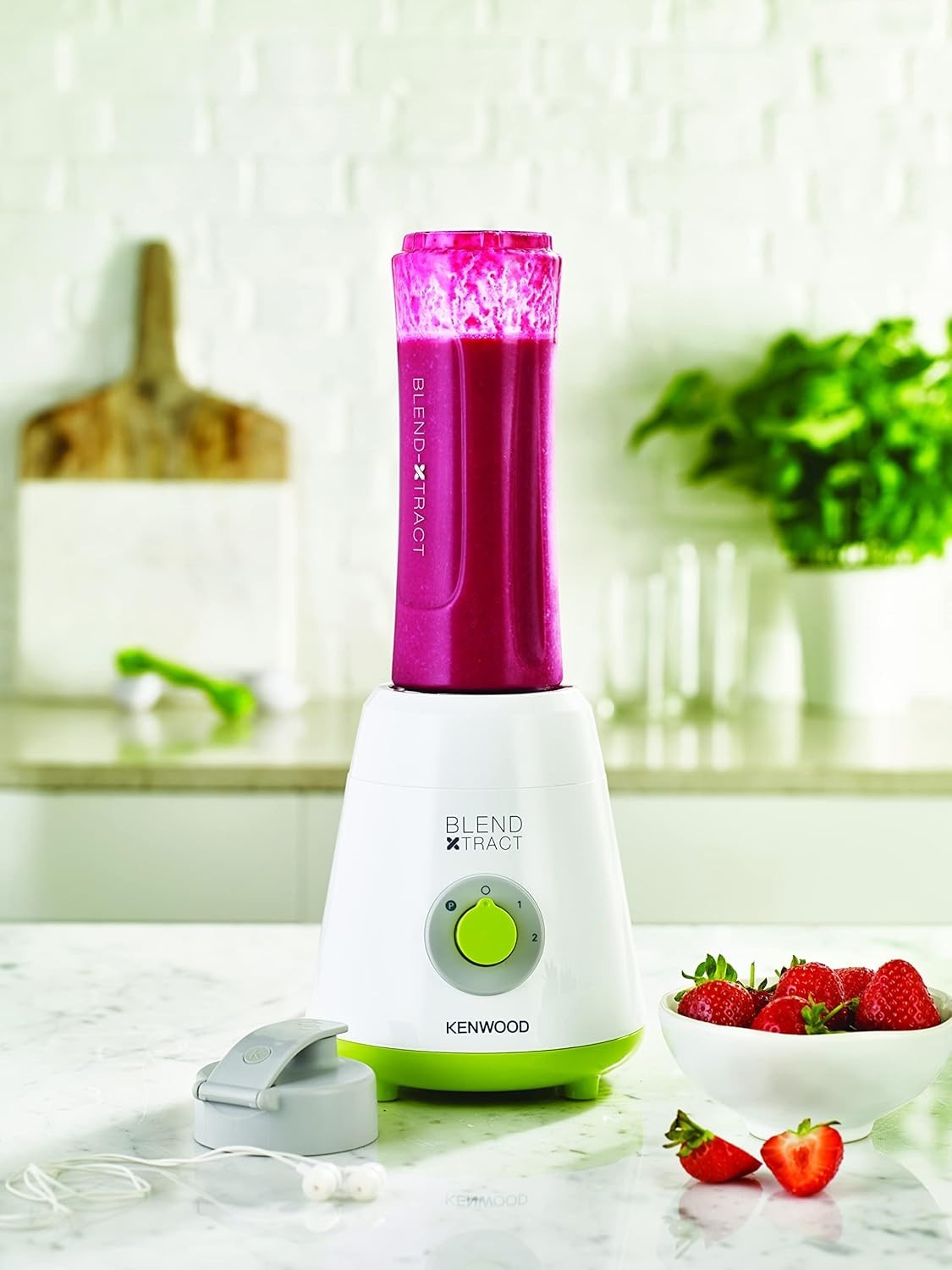 Frullatore Smoothie-to-go con Due borracce Kenwood Blend-XTRACT Sport SMP060WG