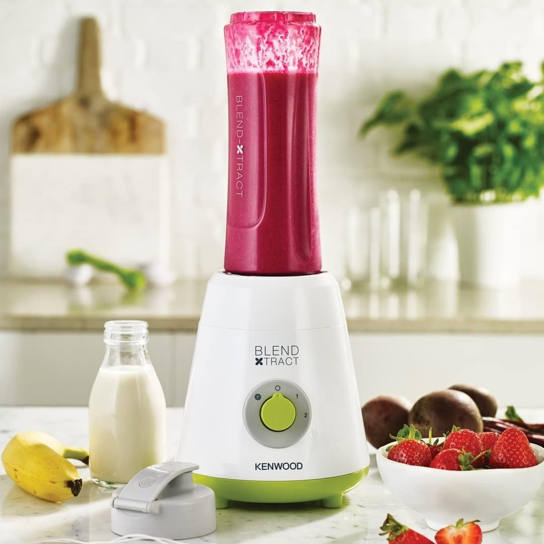 Frullatore Smoothie-to-go con Due borracce Kenwood Blend-XTRACT Sport SMP060WG