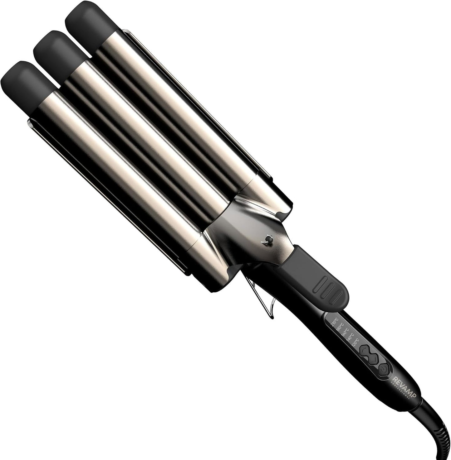 Deep Waver  Arricciacapelli  Piastra per capelli a tripla canna REVAMP Progloss
